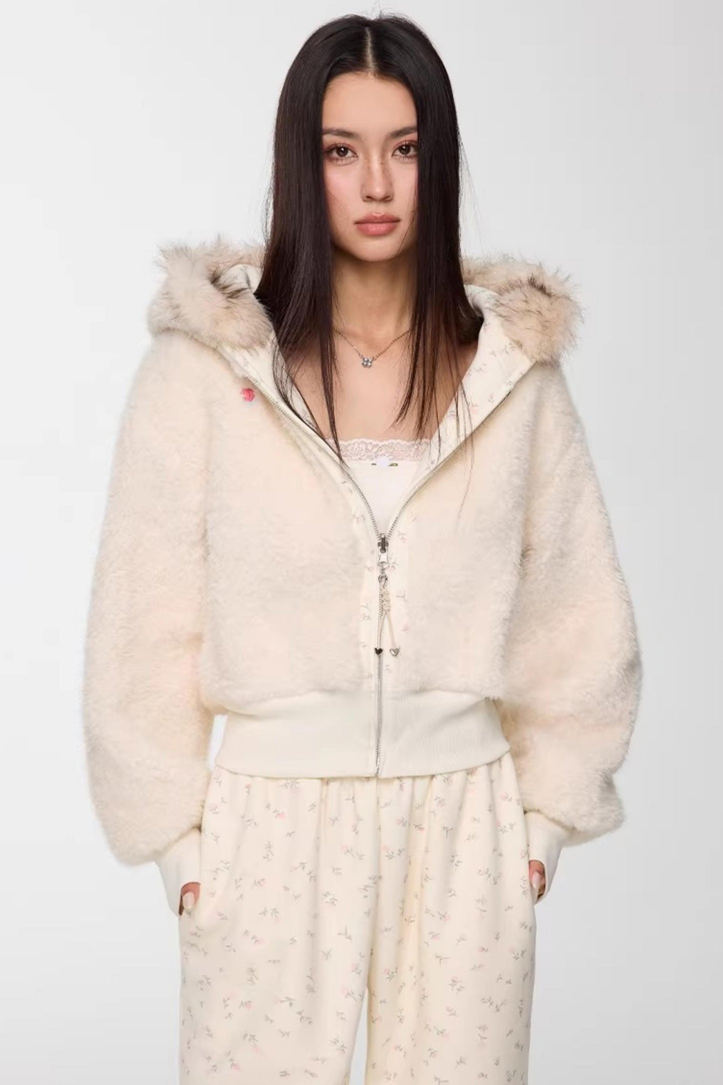 Modal Lace Slim Fit Top