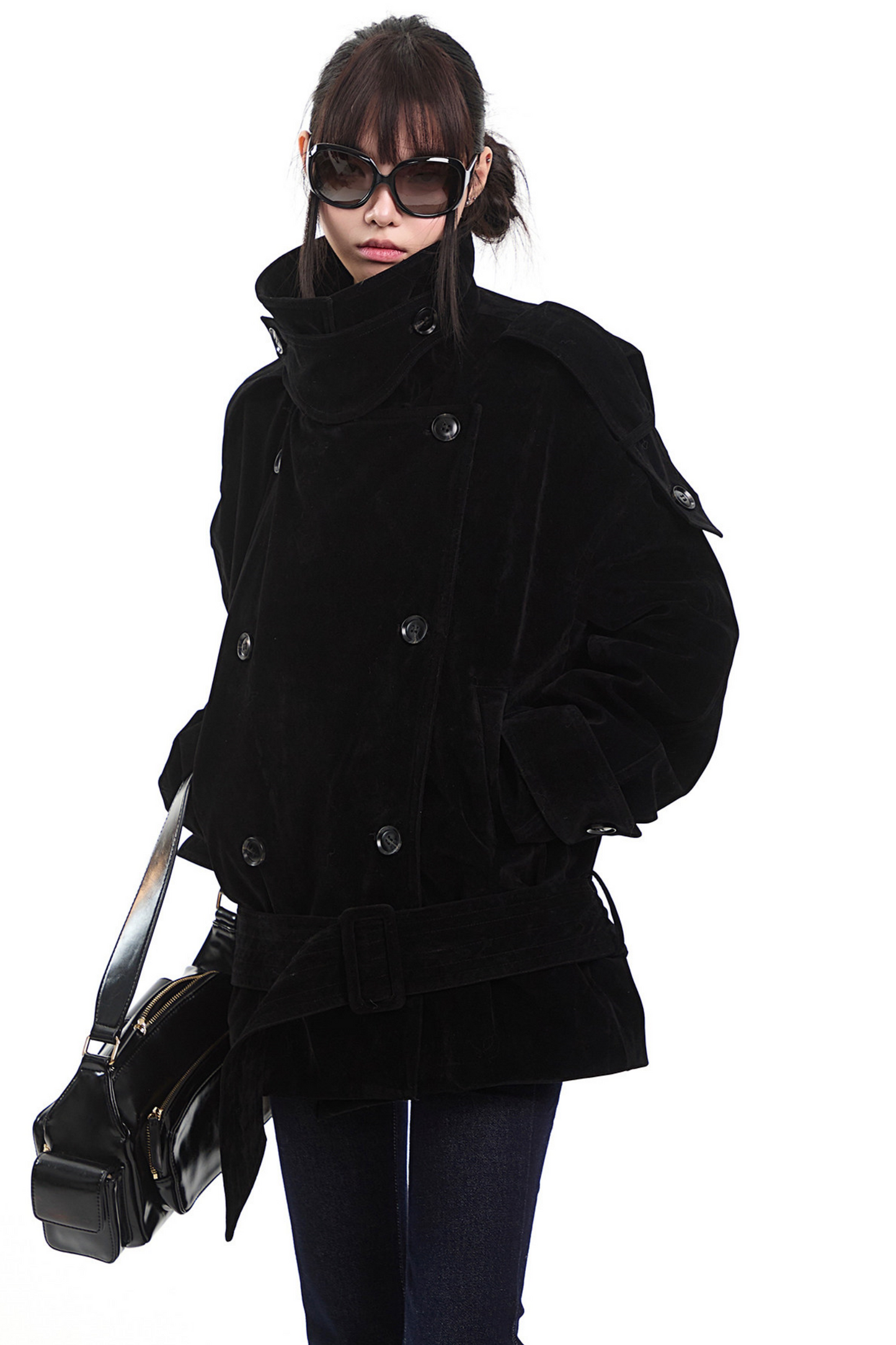 Retro Double-Breasted Cotton Jacket