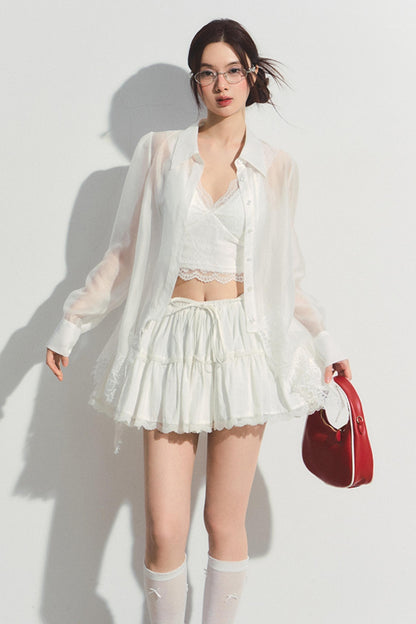 Lightweight Lace Sun Shirt