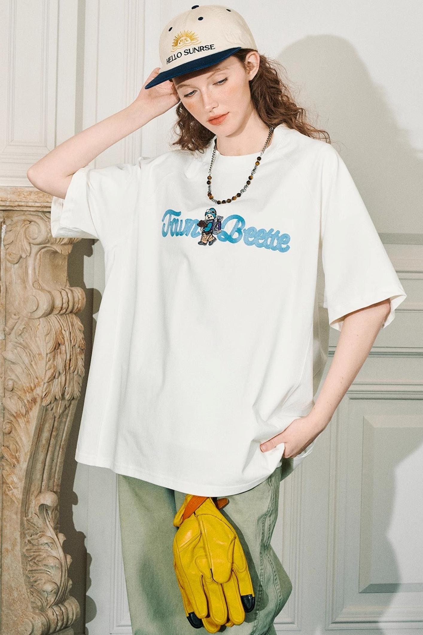 Embroidered Casual Tee