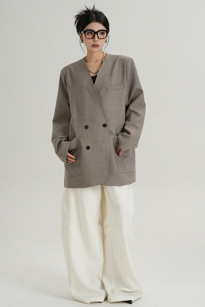 Loose Temperament Long Sleeve Blazer