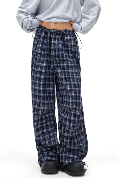Plaid Revival Drapey Pants