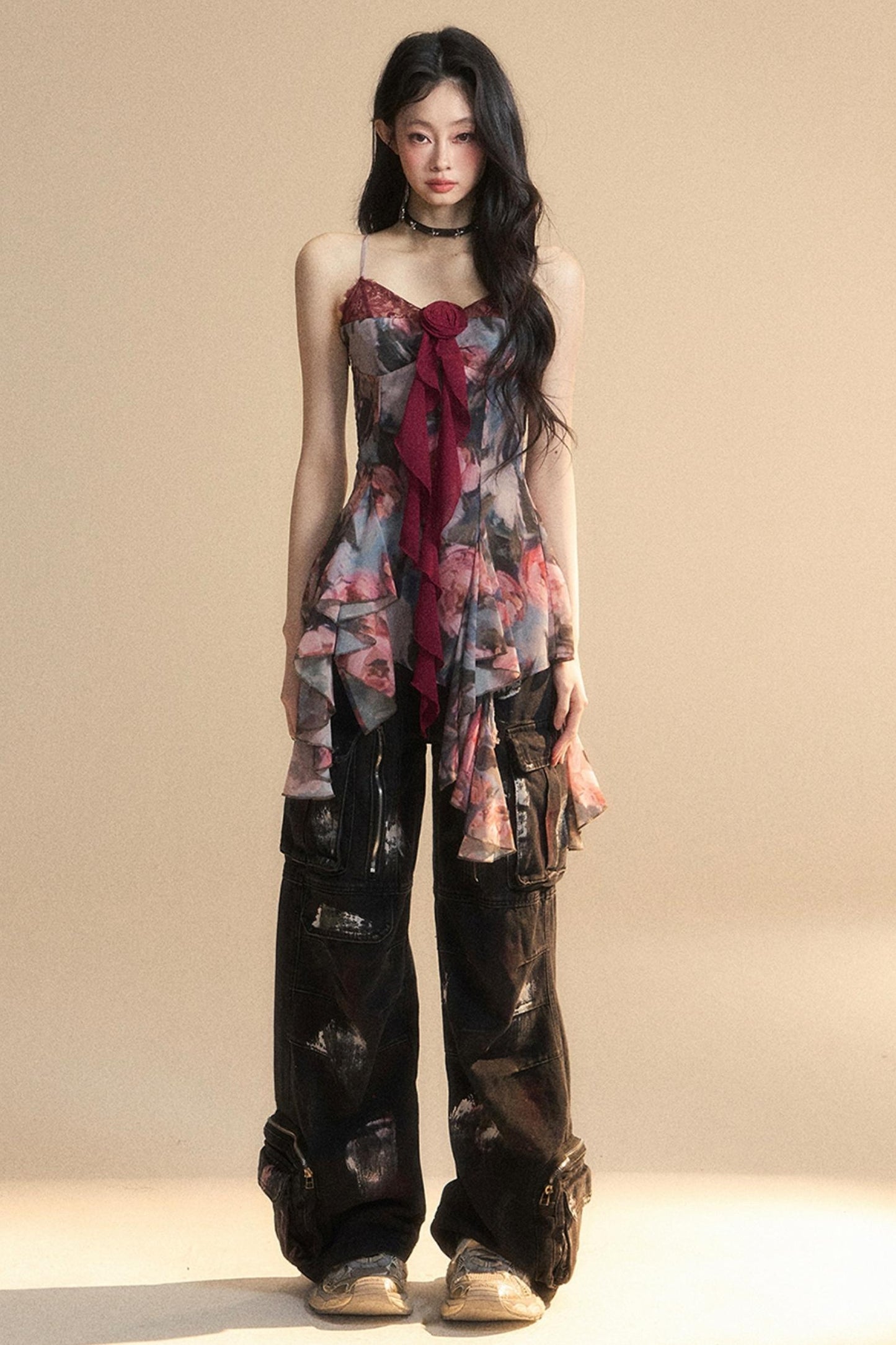 Waist-Shaped Lace Top