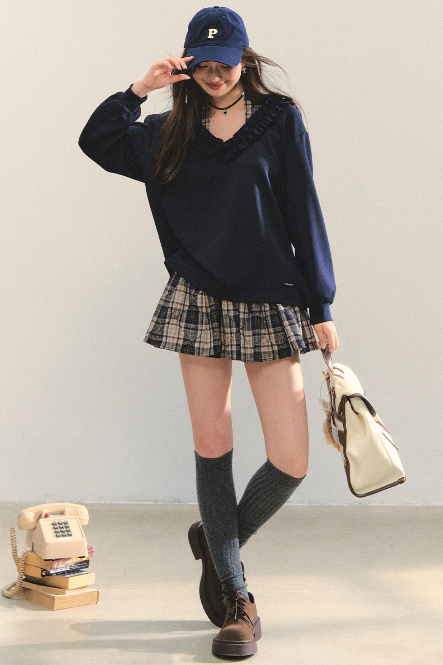 Plaid Two-Piece Set-Up