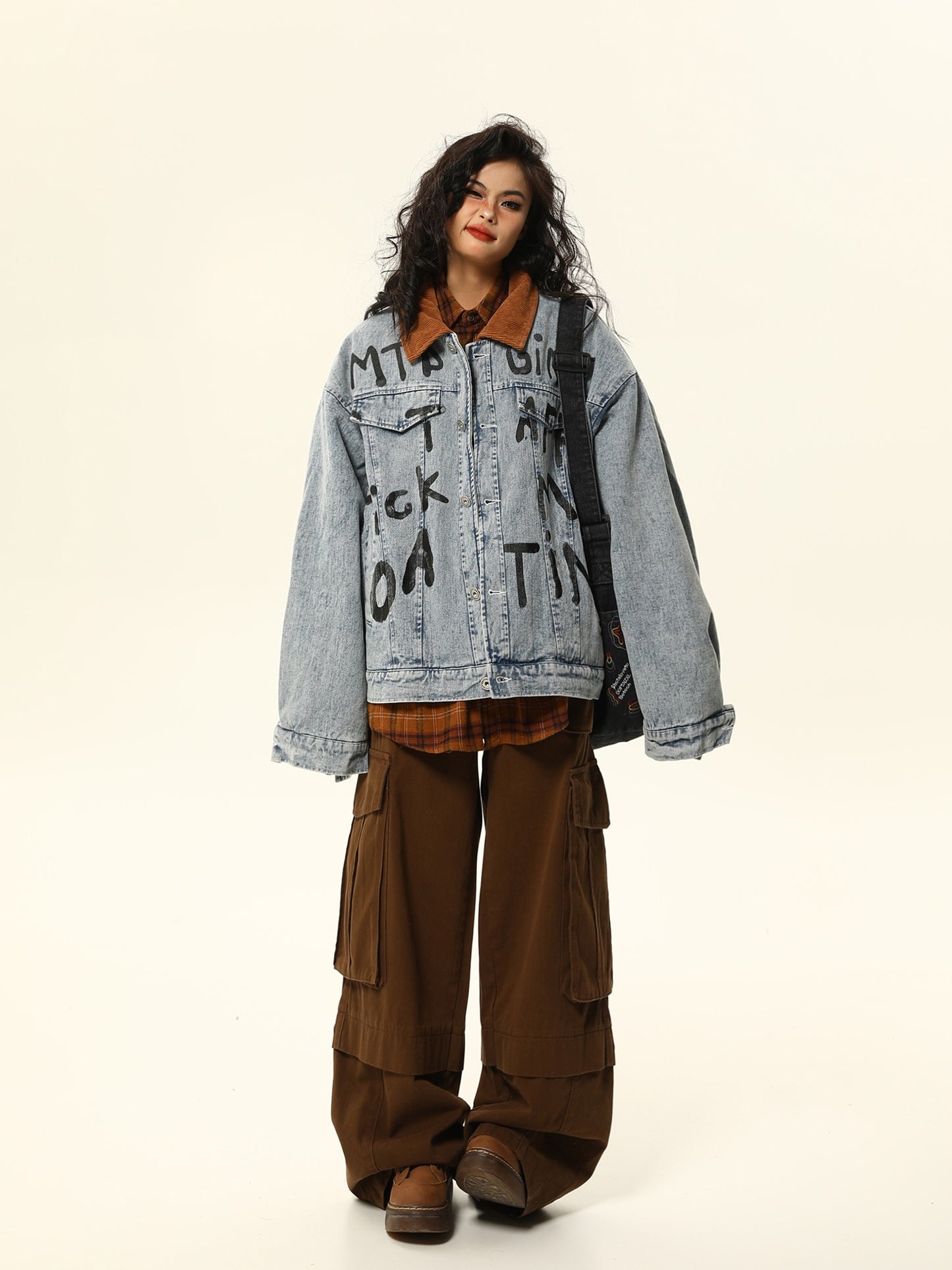 American Retro Fleece Denimjacke