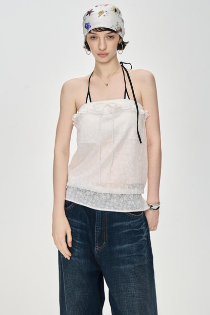 Lace-Up Camisole