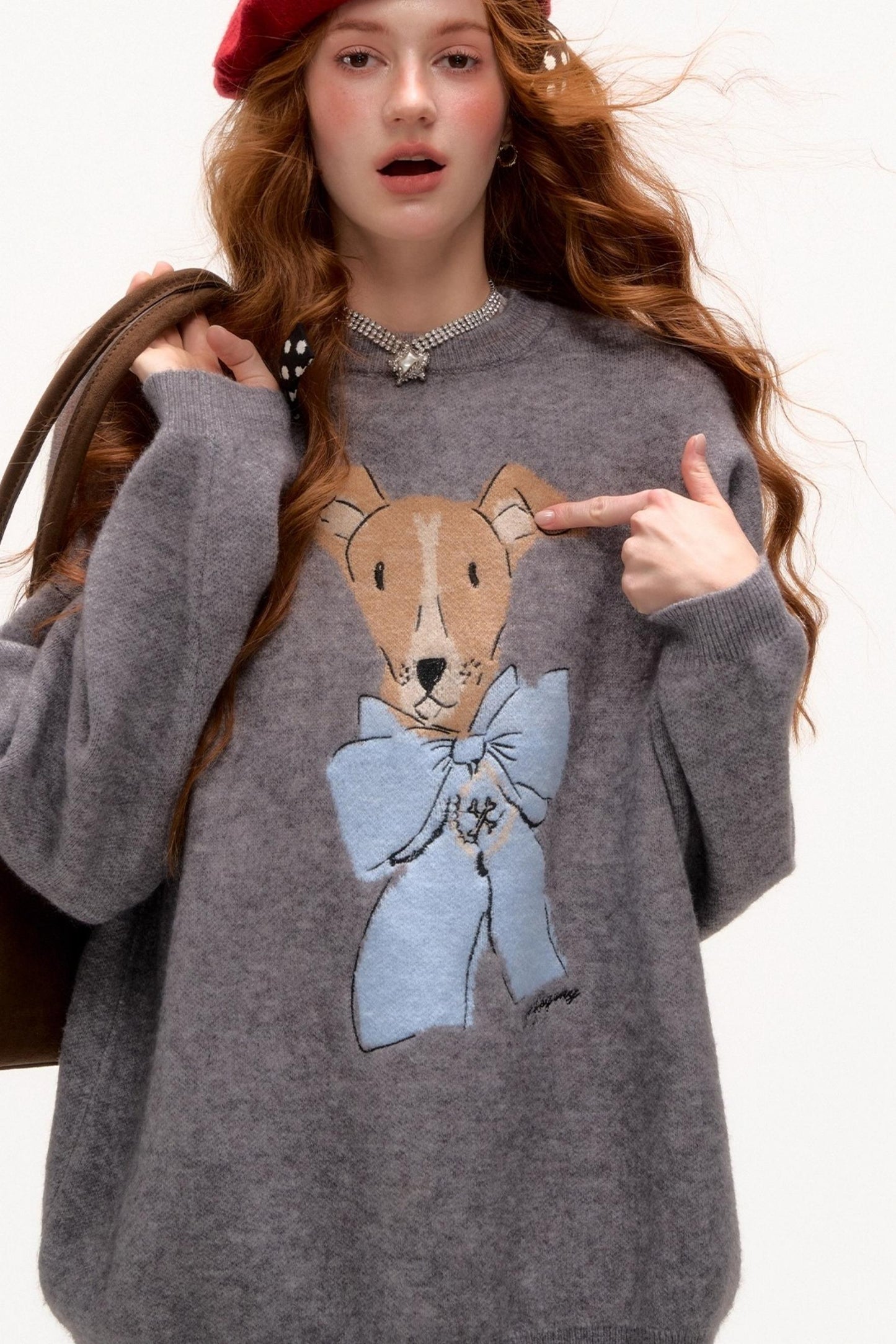 Buttoned Sweater Cardigan Shirt