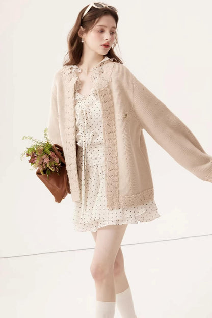 Vintage Embroidered Wool Cardigan