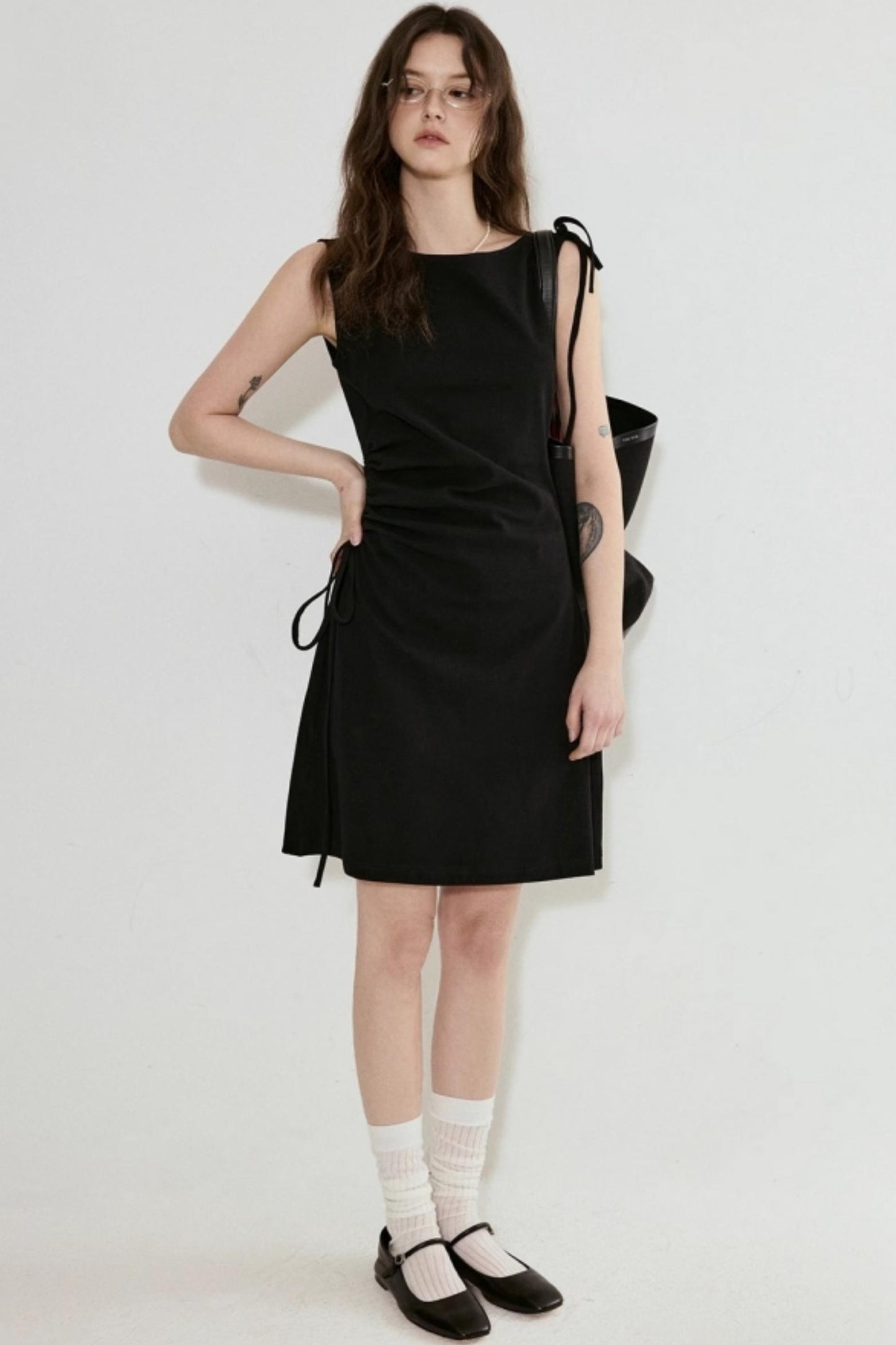 Asymmetric Knit Dress