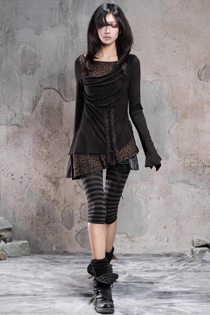 Vintage Patchwork Knitted Top