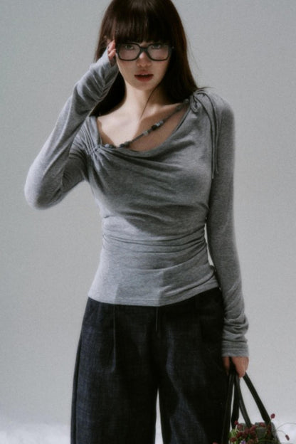 Lyocell Wool Beaded T-Shirt