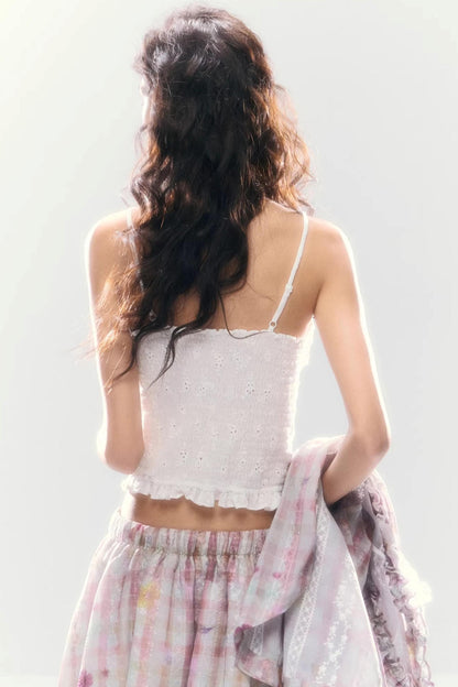 Okinawa Lace Cotton Camisole