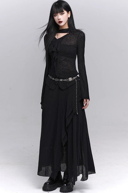 Autumn Korean Suit Skirt Set-Up