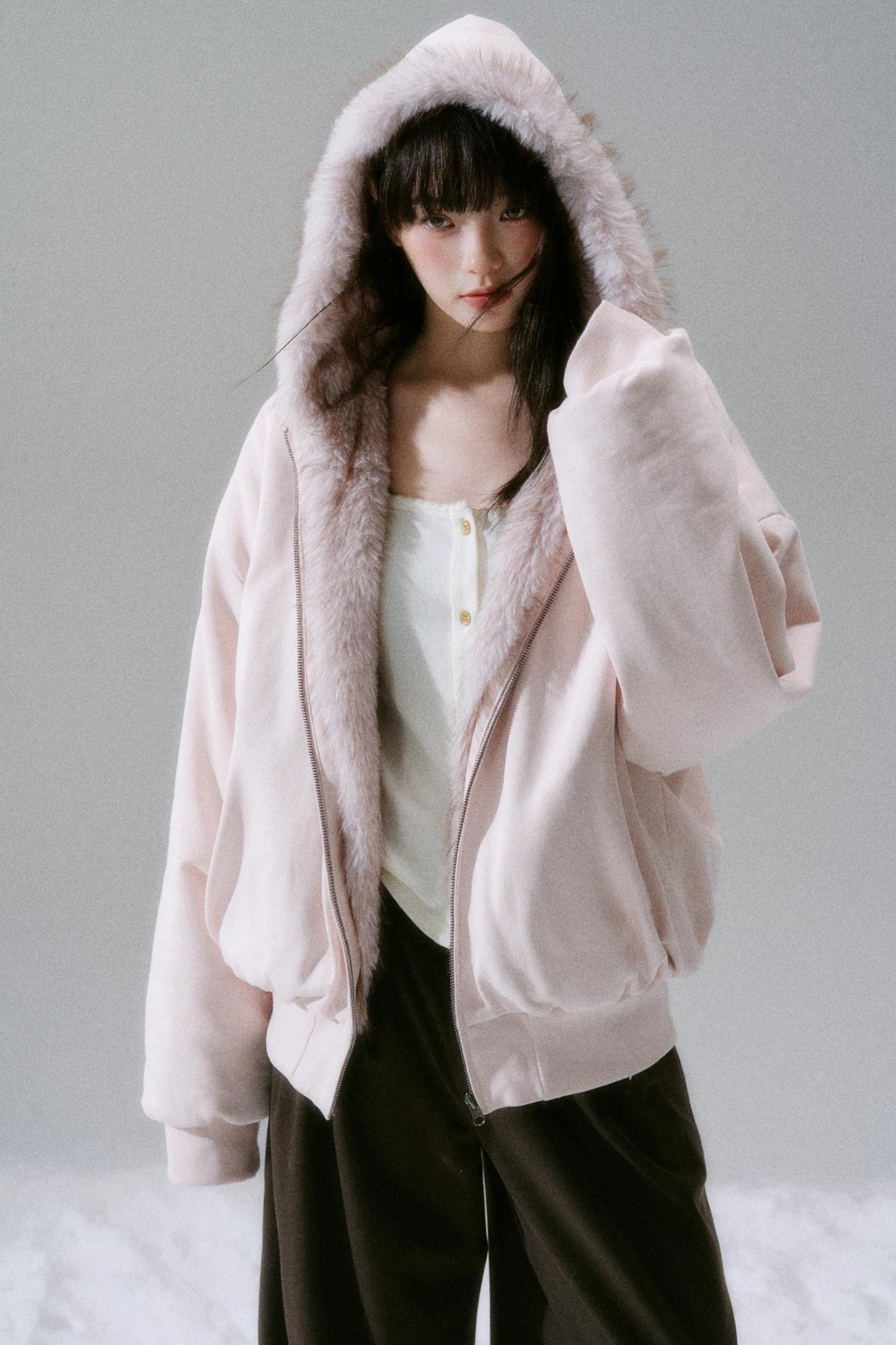 Casual Plush Reversible Jacket