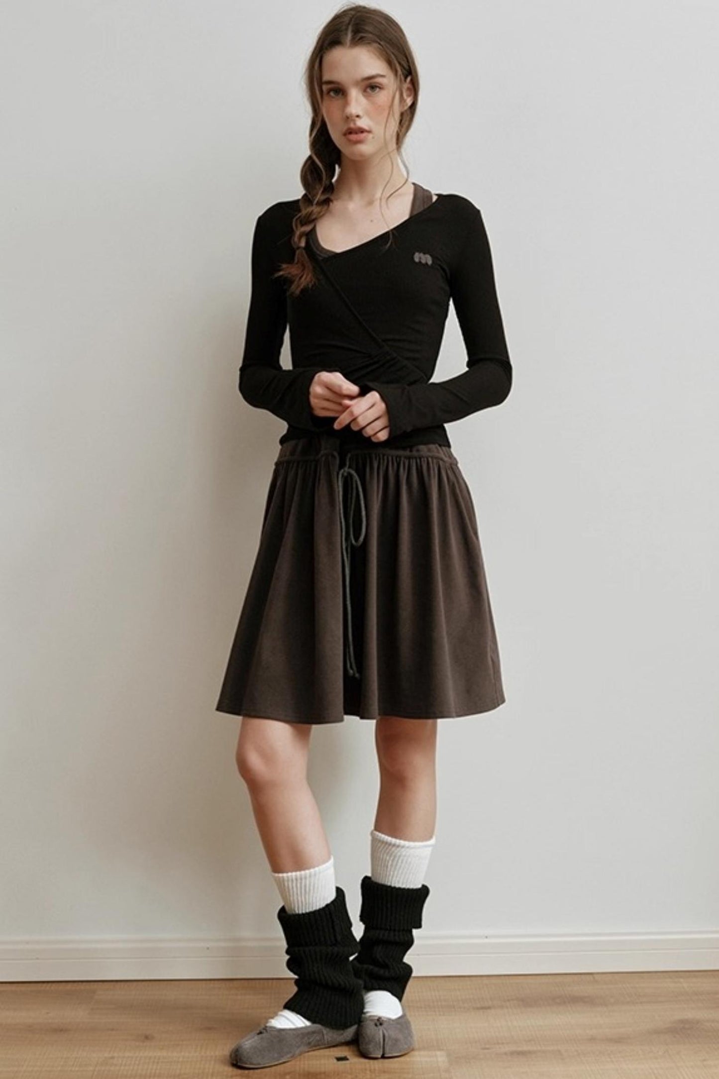 Gold Label Knitted Wool Blend Calf Sock Cover