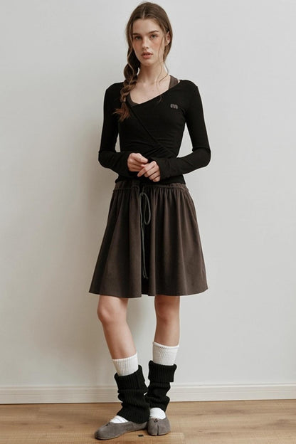 Gold Label Knitted Wool Blend Calf Sock Cover