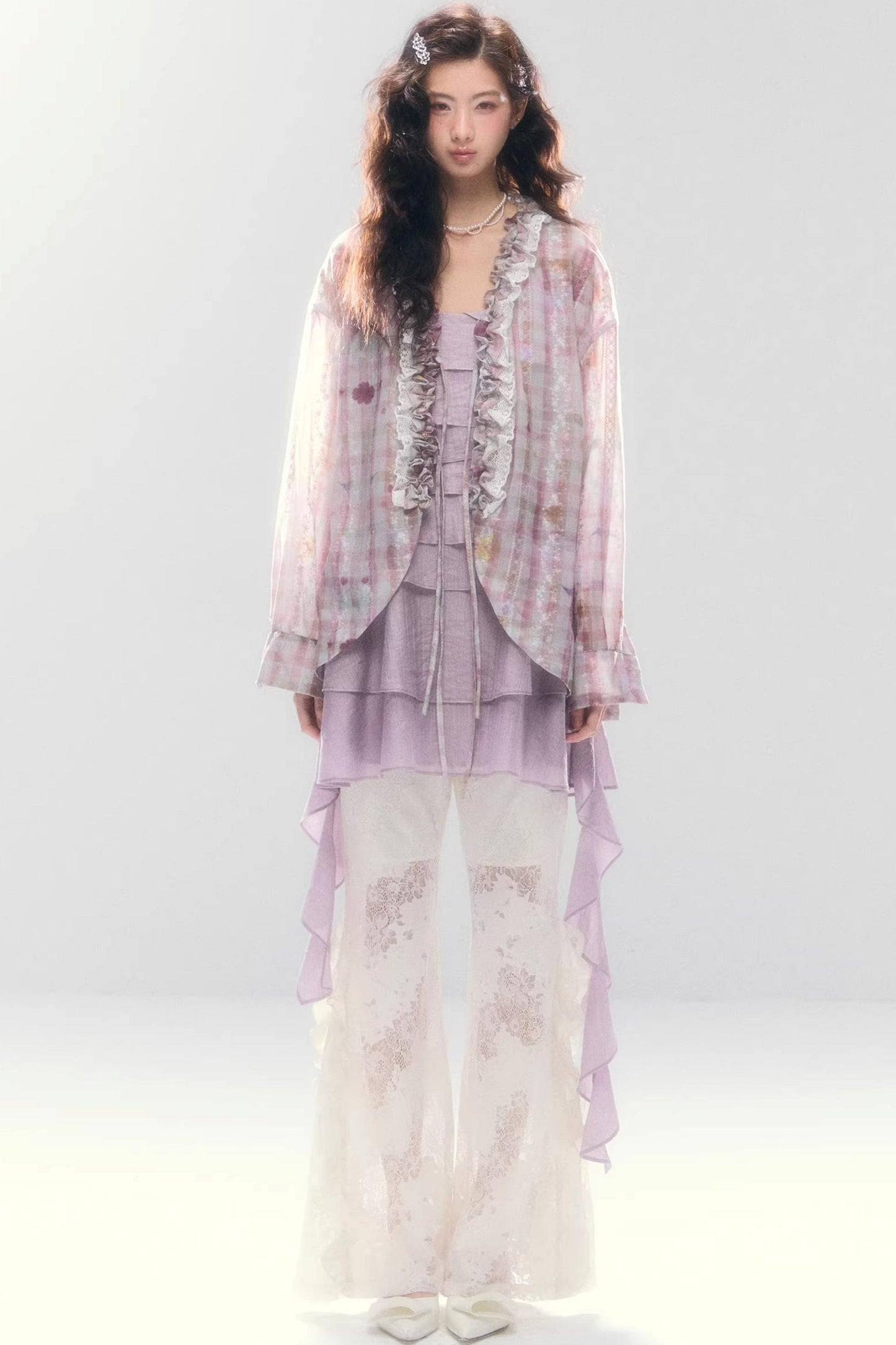 Three-Dimensional Ruffle Dress