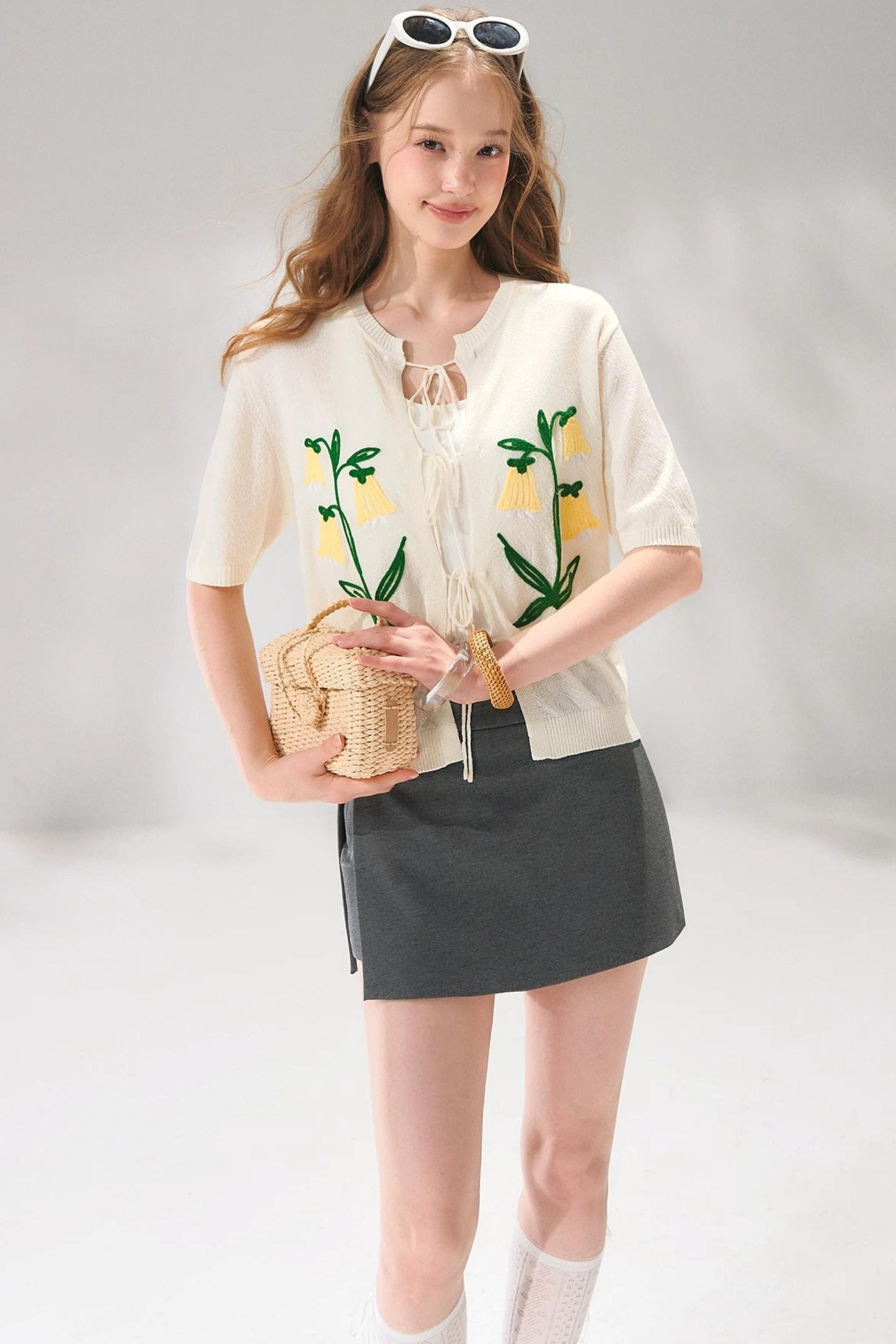 Intellectual Side-Slit Skirt