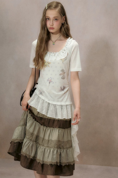 Afternoon Alley Lace Skirt