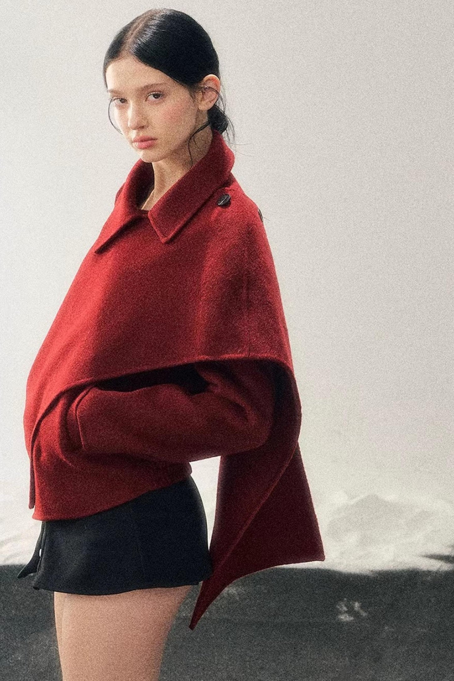 Eye-Catching Woolen Winter Coat