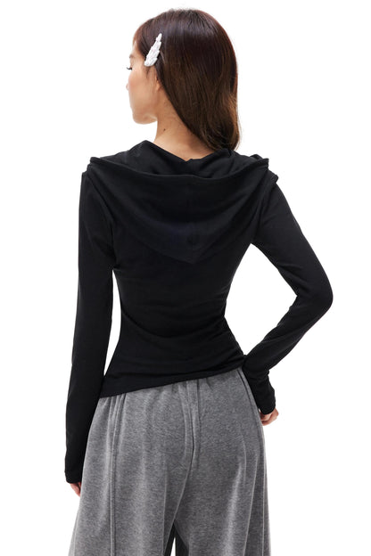 Lyocell Tencel Hooded Top