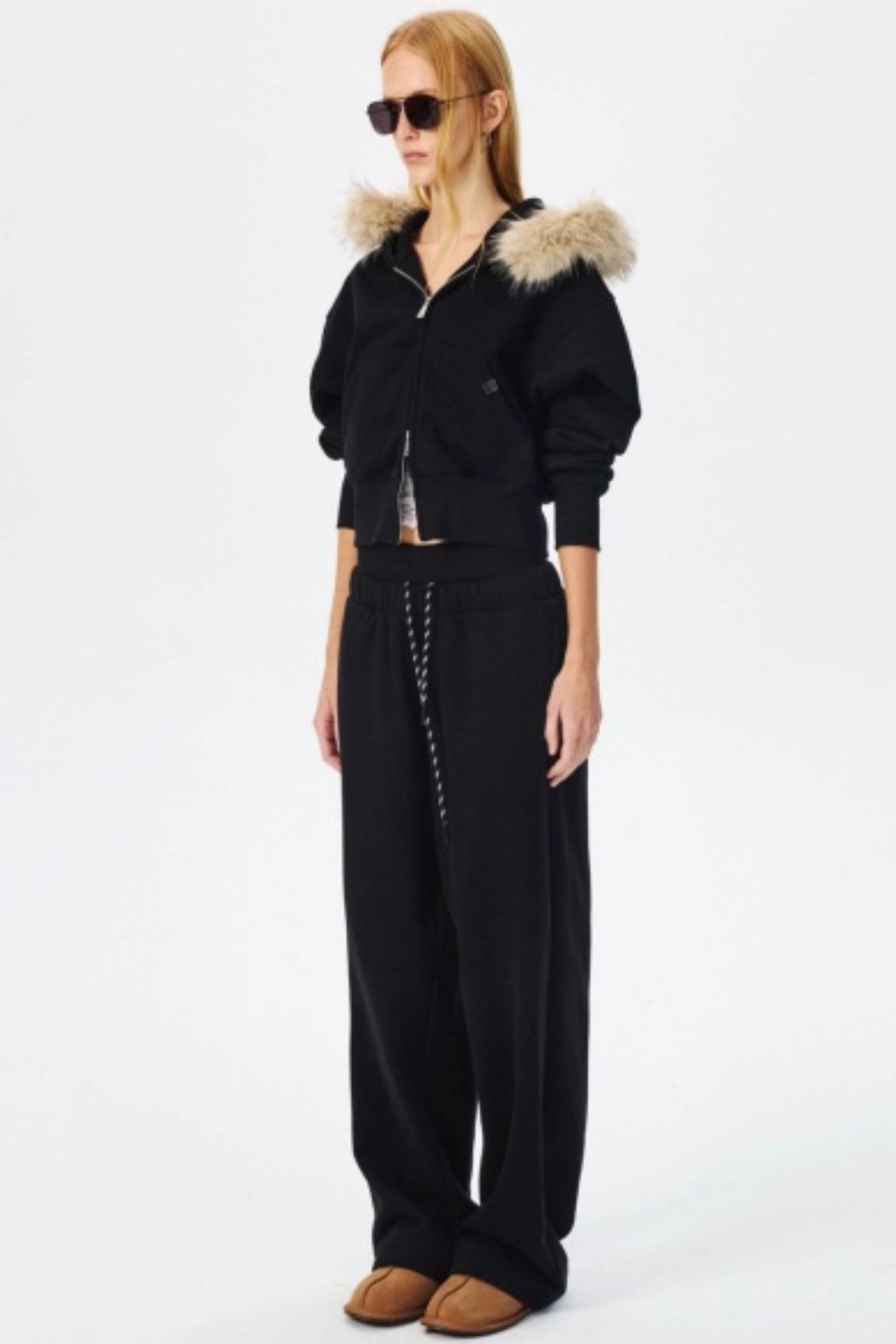 Low Waist Fleece Thermal Sweatpants