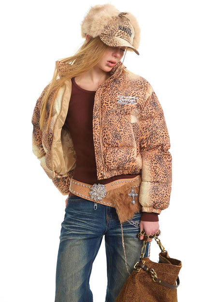 Retro Leopard Cotton Jacket