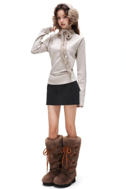 Mousse Cashmere Knit Sweater