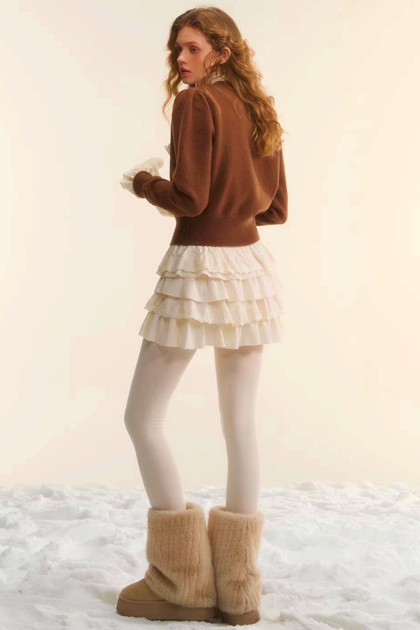 French Lace Retro Skirt