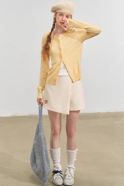 Fun Flower Culottes Skirt