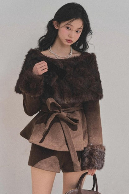 French Light Luxury Winter Coat Set-Up