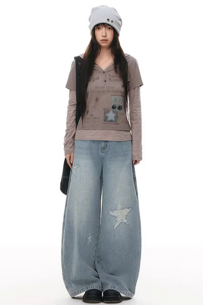 Star Pattern Scimitar Pants