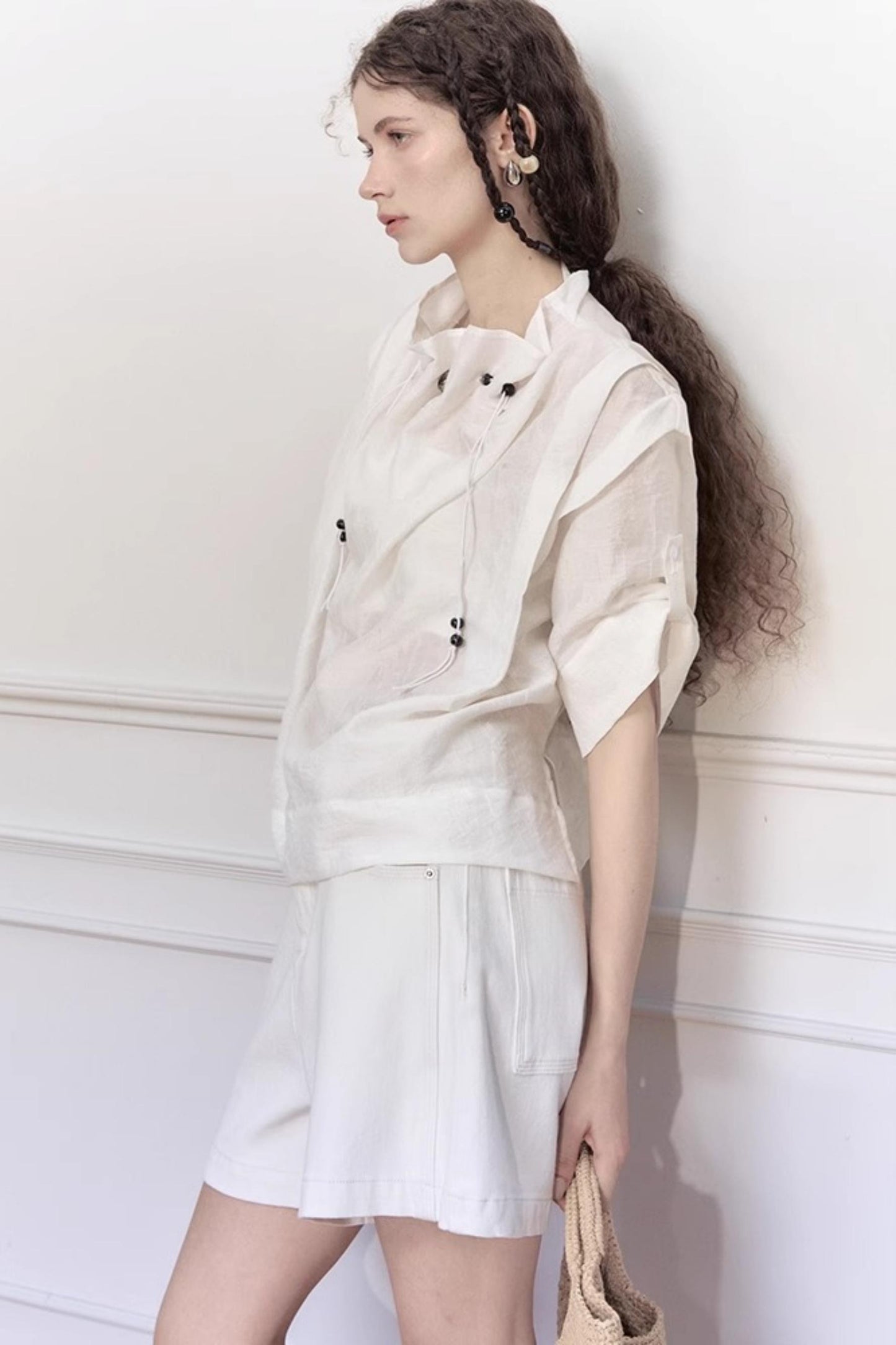 Yuan Beaded Summer Top