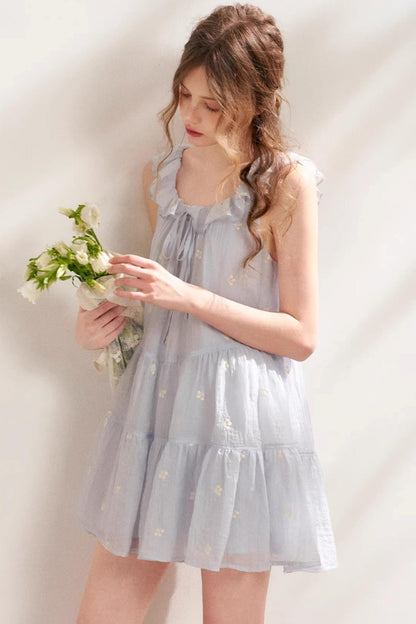 Ruffled A-Line Dress