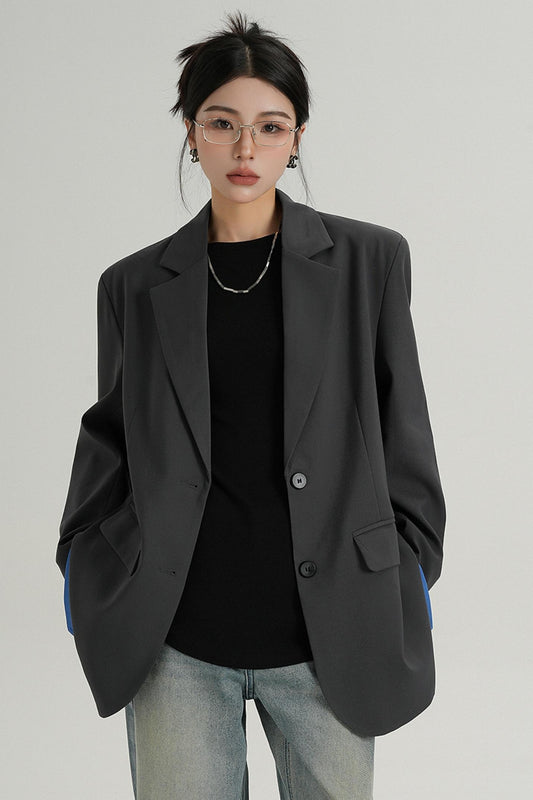 Elegant Midi Suit Jacket