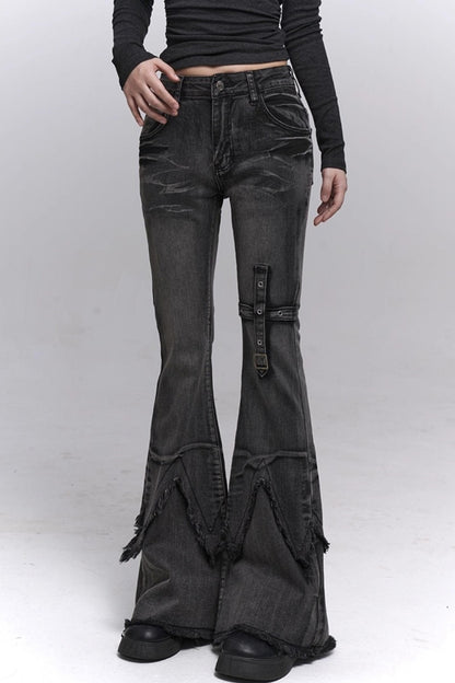 Cool Girl Black Bootcut Jeans
