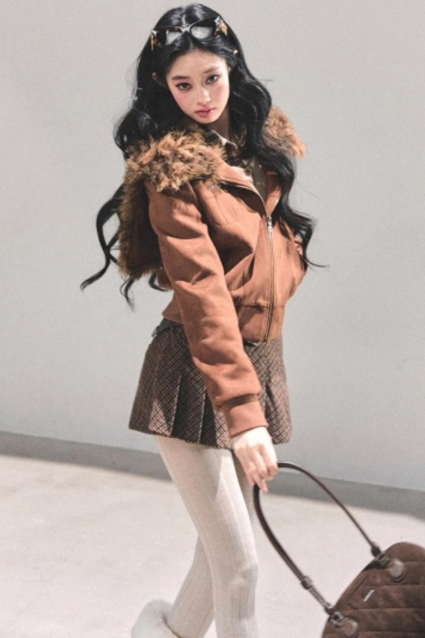 Floating Twilight Lamb Wool Coat