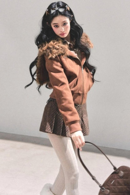 Floating Twilight Lamb Wool Coat