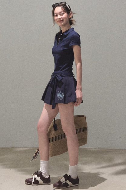 Cool Cotton Polo Skirt Set-Up