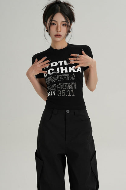 Trendy Short Sleeve Graphic Tee