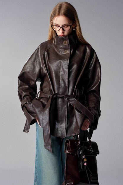 Mountain Chestnut Leather Jacket