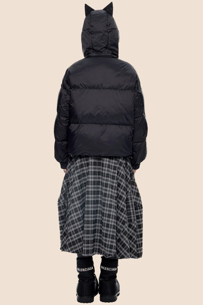 Winter White Short Down Jacket