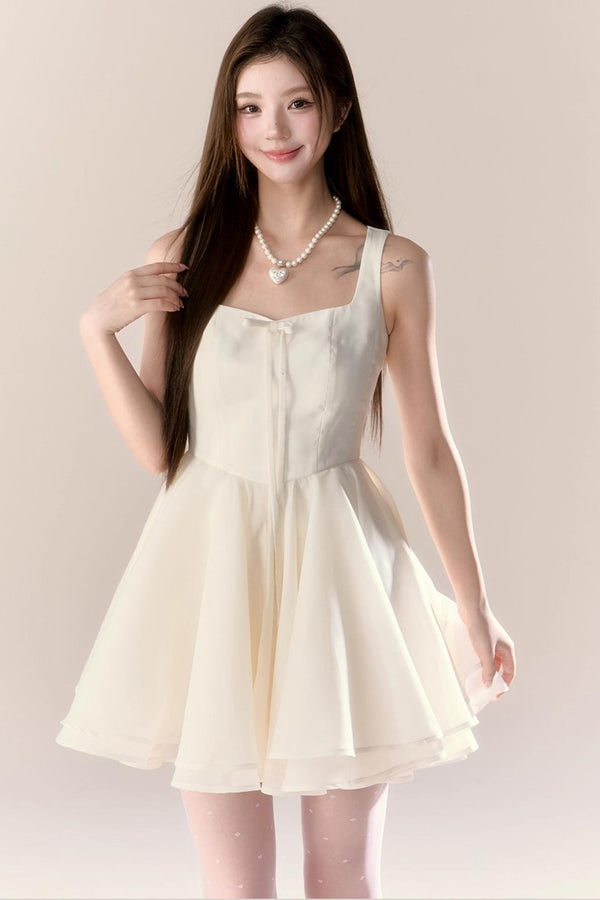 Blue Puff Dress Set-Up