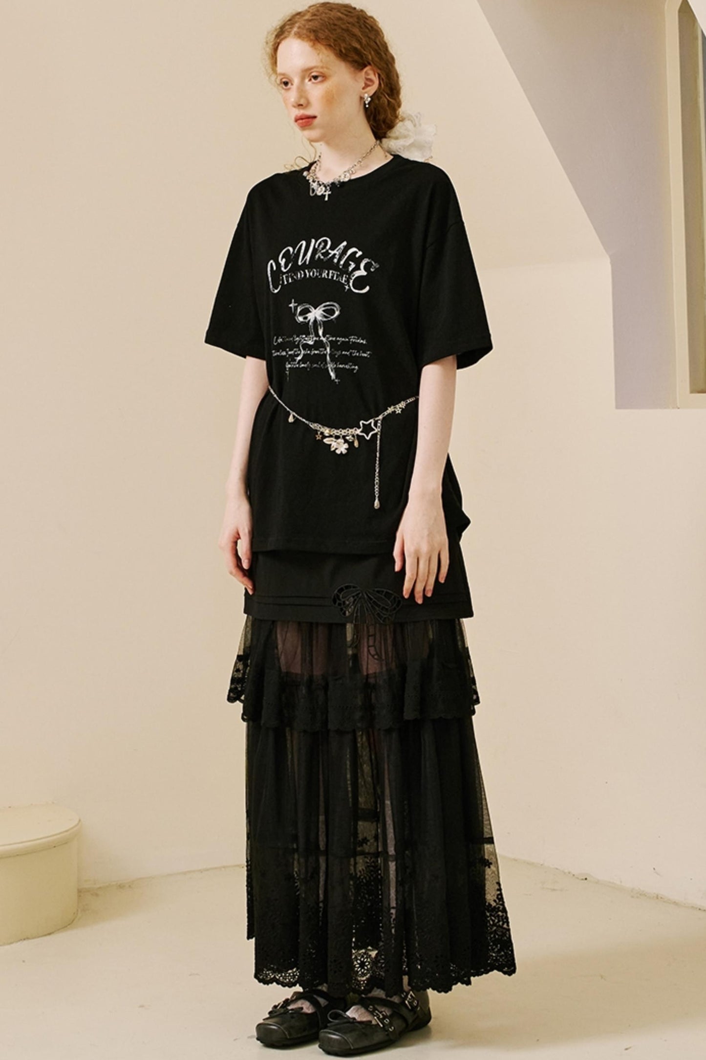 Vintage Bow Print Tee