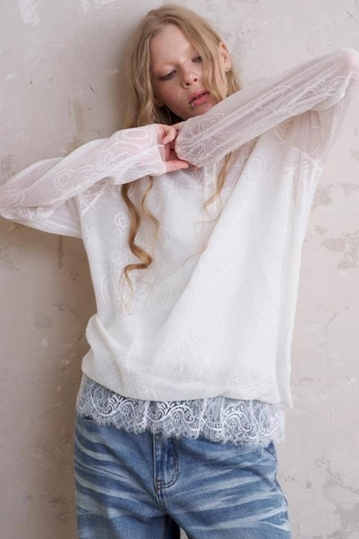 Summer Bear Knit Top