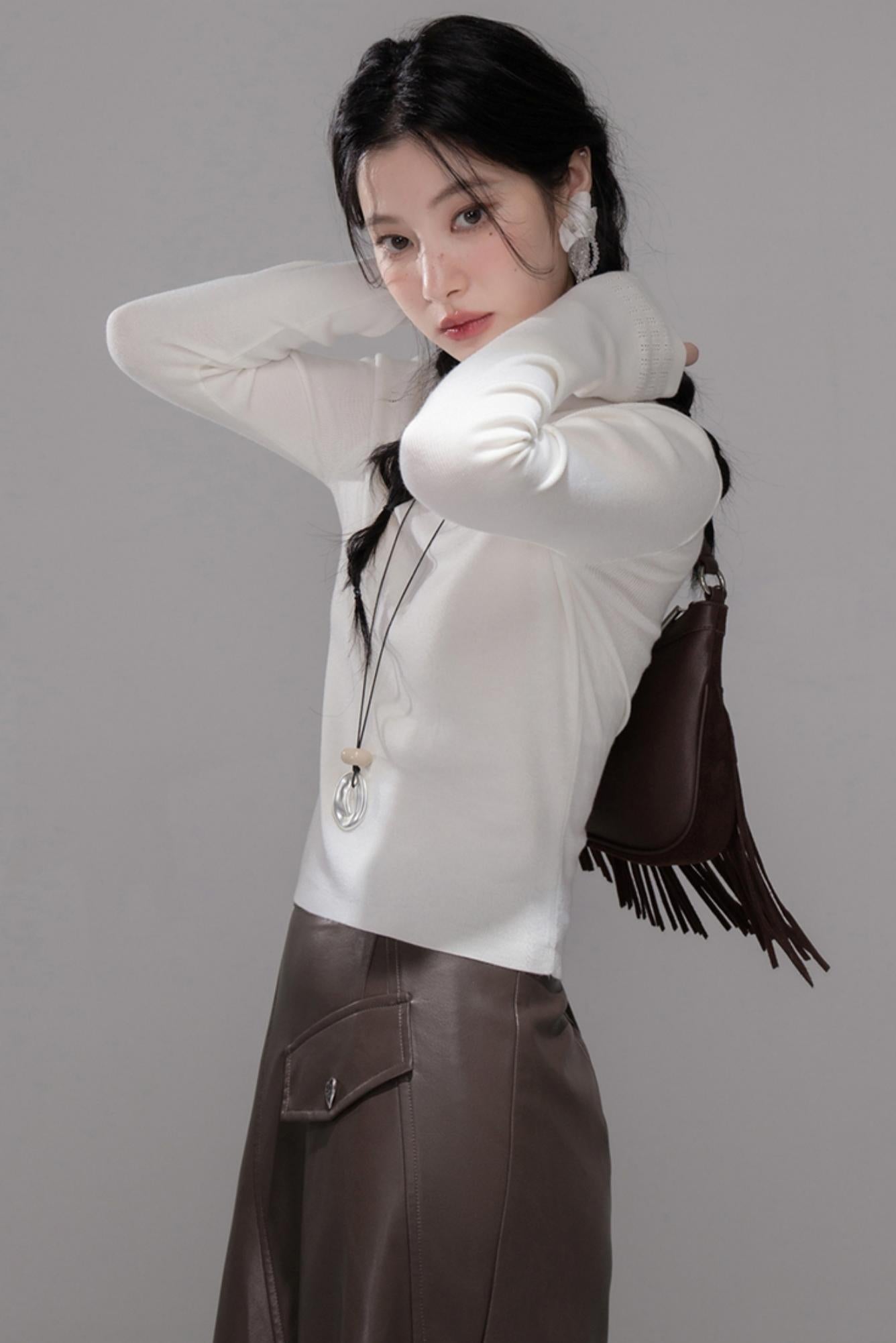 Bright Moon Wool Base Layer Top