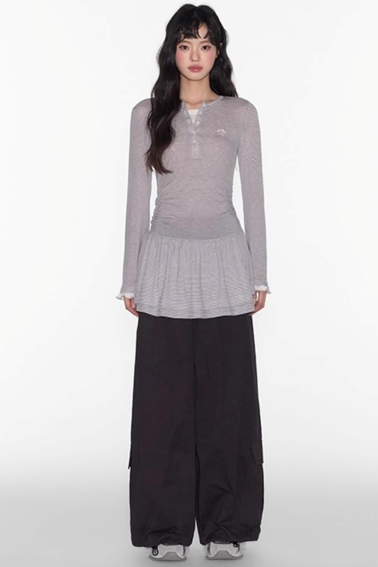 Cargo Drawstring Pants