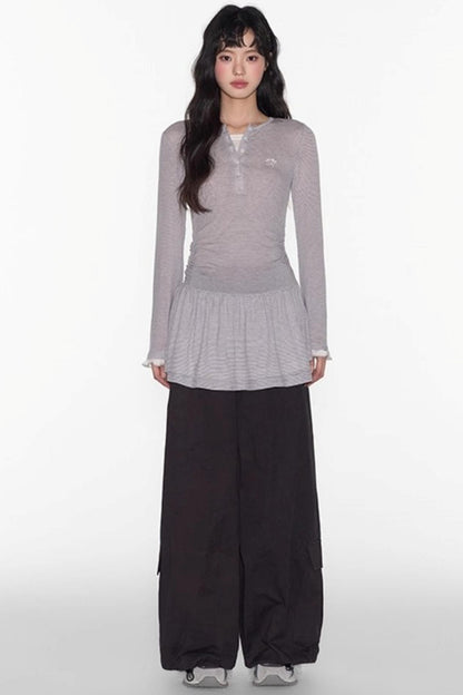 Cargo Drawstring Pants