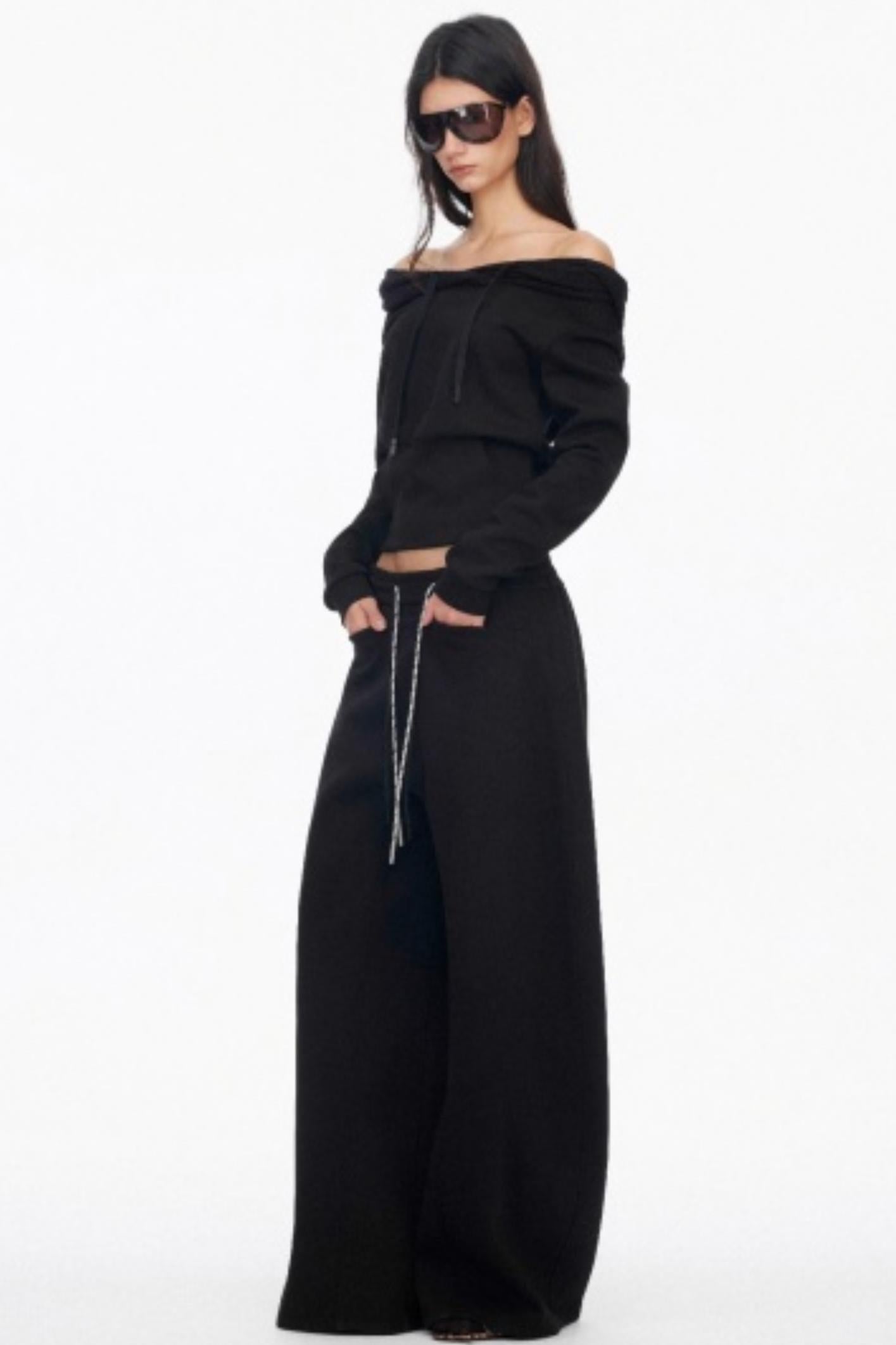 Layer Hooded Slim Sweatshirt