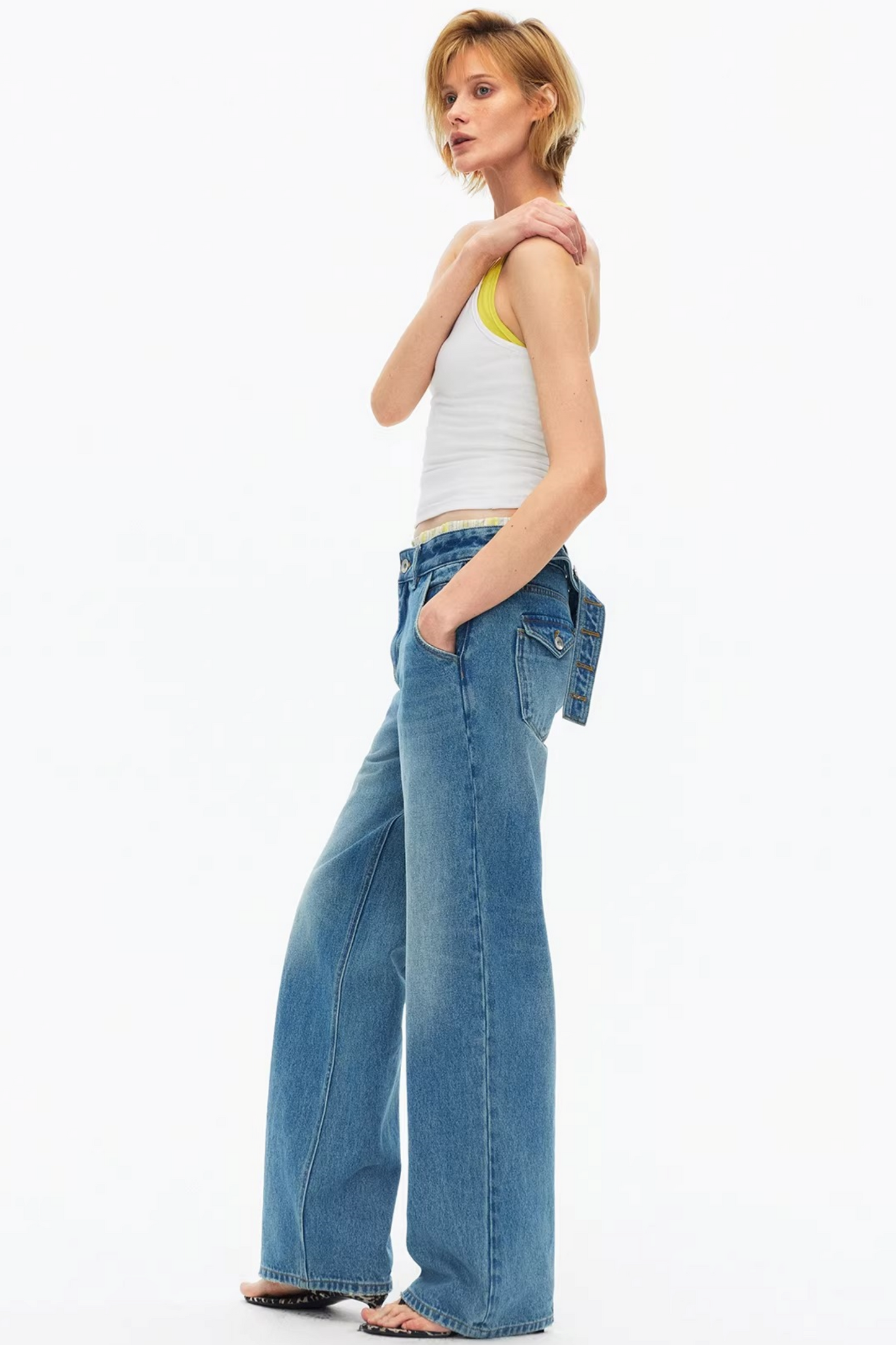 Elastic Cotton Slimming Top